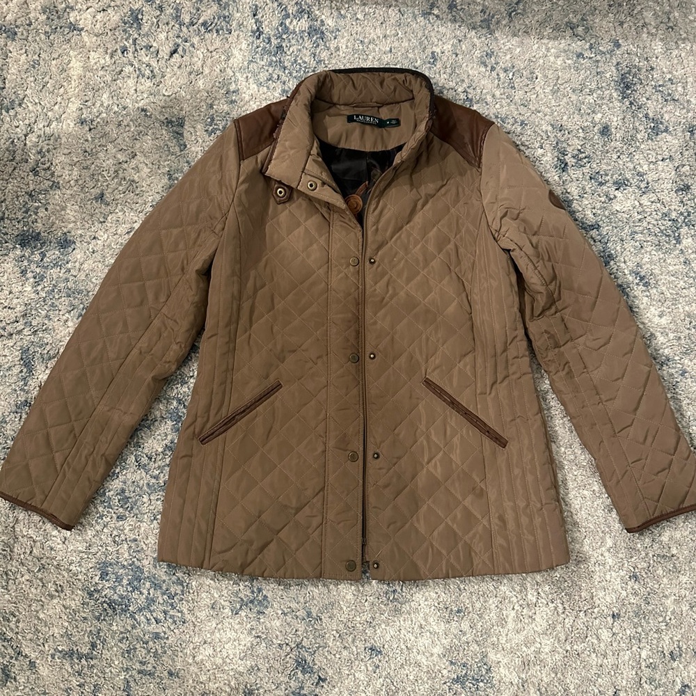 Ralph Lauren Quilted Brown Jacket